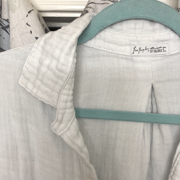 Free People x CP Shades Design! 100% Cotton Women’s Button Up - Picture 2 of 3